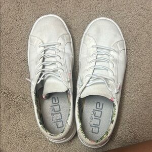 Hey Dude White Minimalist Sneakers